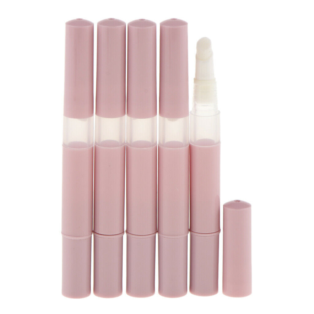 5 pieces 3 Ml empty rotary pen, tooth whitening pen, nail polish eyelash pen,