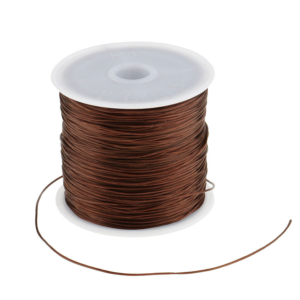 2Pcs Elastic Wig Weaving Braiding Thread Craft Sewing String Cord 60 Meters