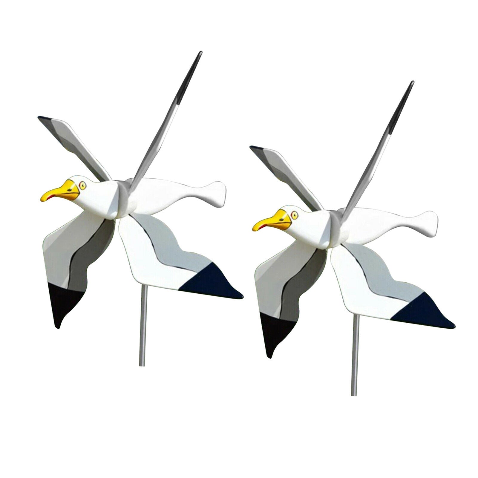 Lovely Durable Whirligig Seagull Windmill Wind Spinner Toys For Garden