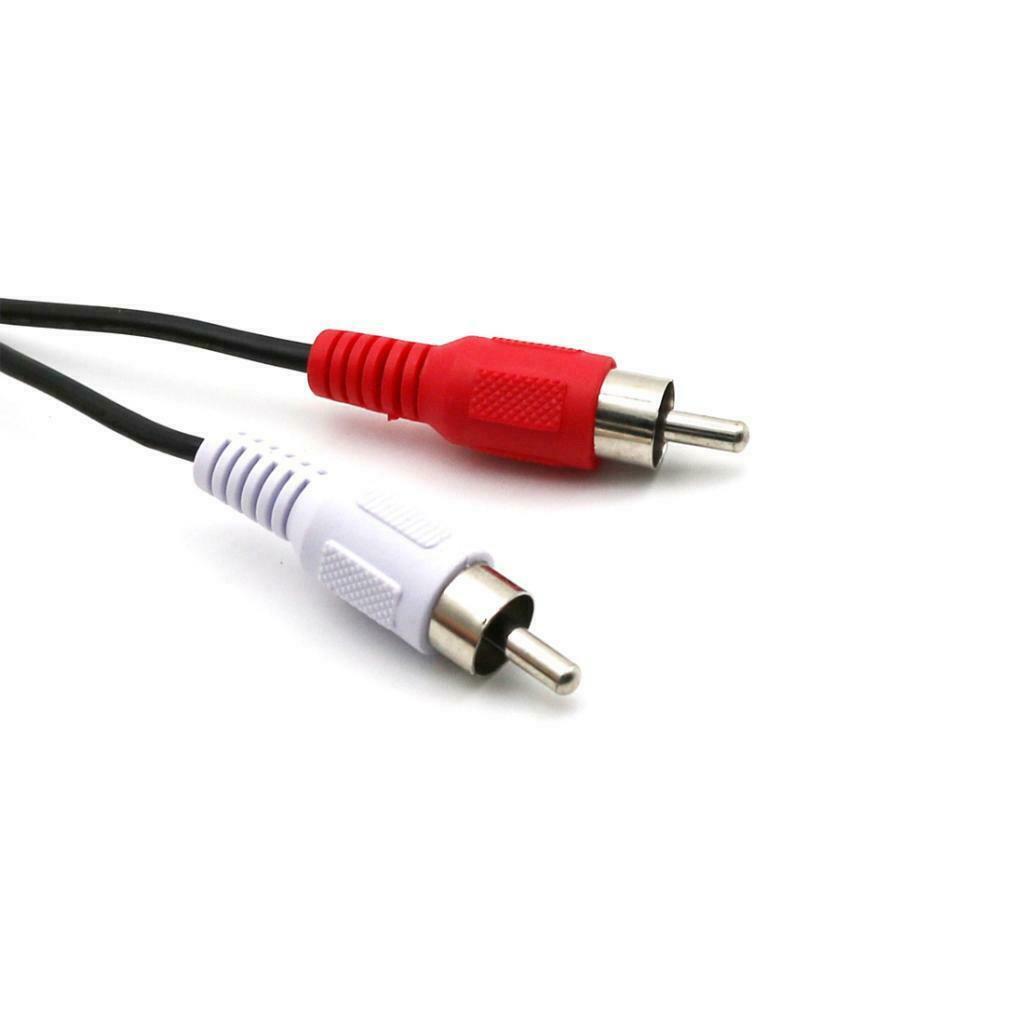 USB2.0 Male to 2 RCA Male AV Converter Audio Adapter Cable for HDTV TV