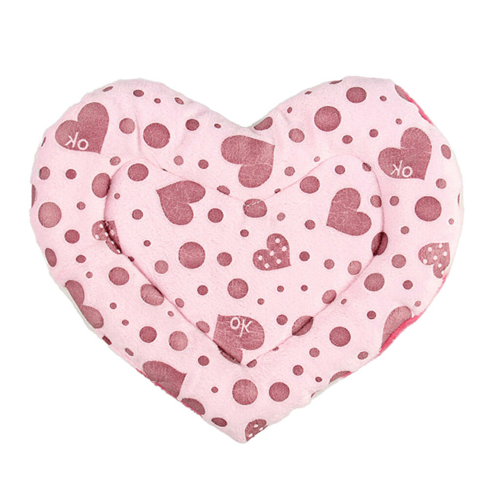 Small Pet Cute and Soft Mat Sleep Bed, Cotton, for Hamster Guinea Pig Pink