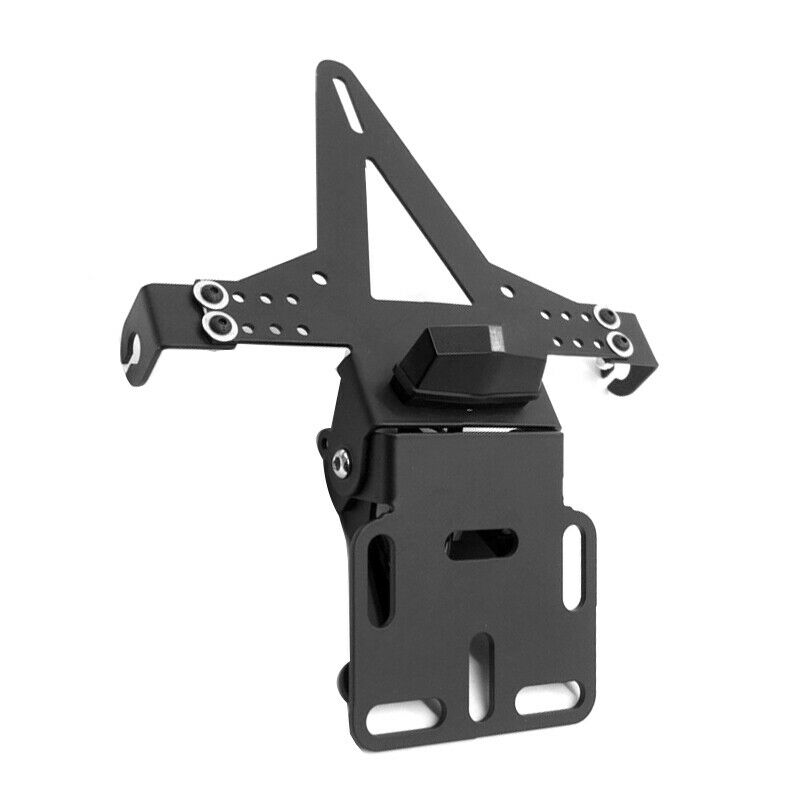 Motorcycle Fender License Plate Frame Cover Bracket Eliminator w/ LED Taillight