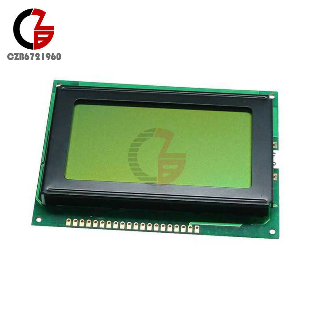 5V 128x64 LCD Display 12864 Yellow green 1602LCD IIC/I2C/SPI Serial for Arduino