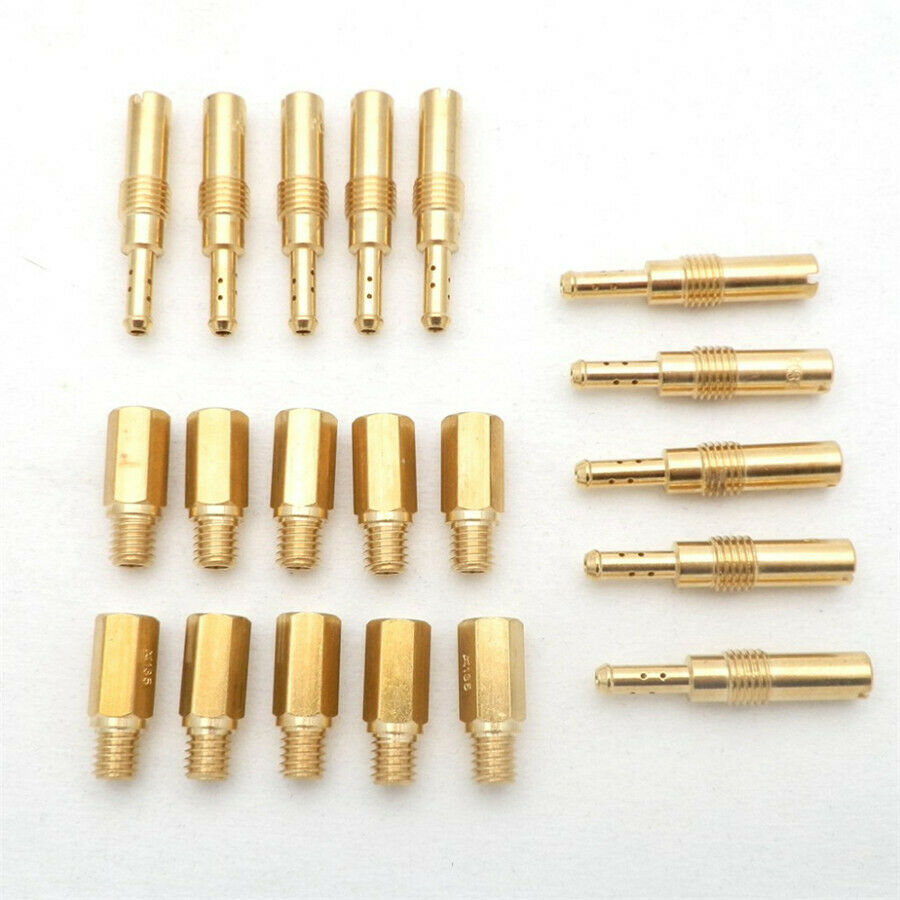 10Pcs Set Slow/Pilot Jet &10Pcs Carburetor Main Jet Kit