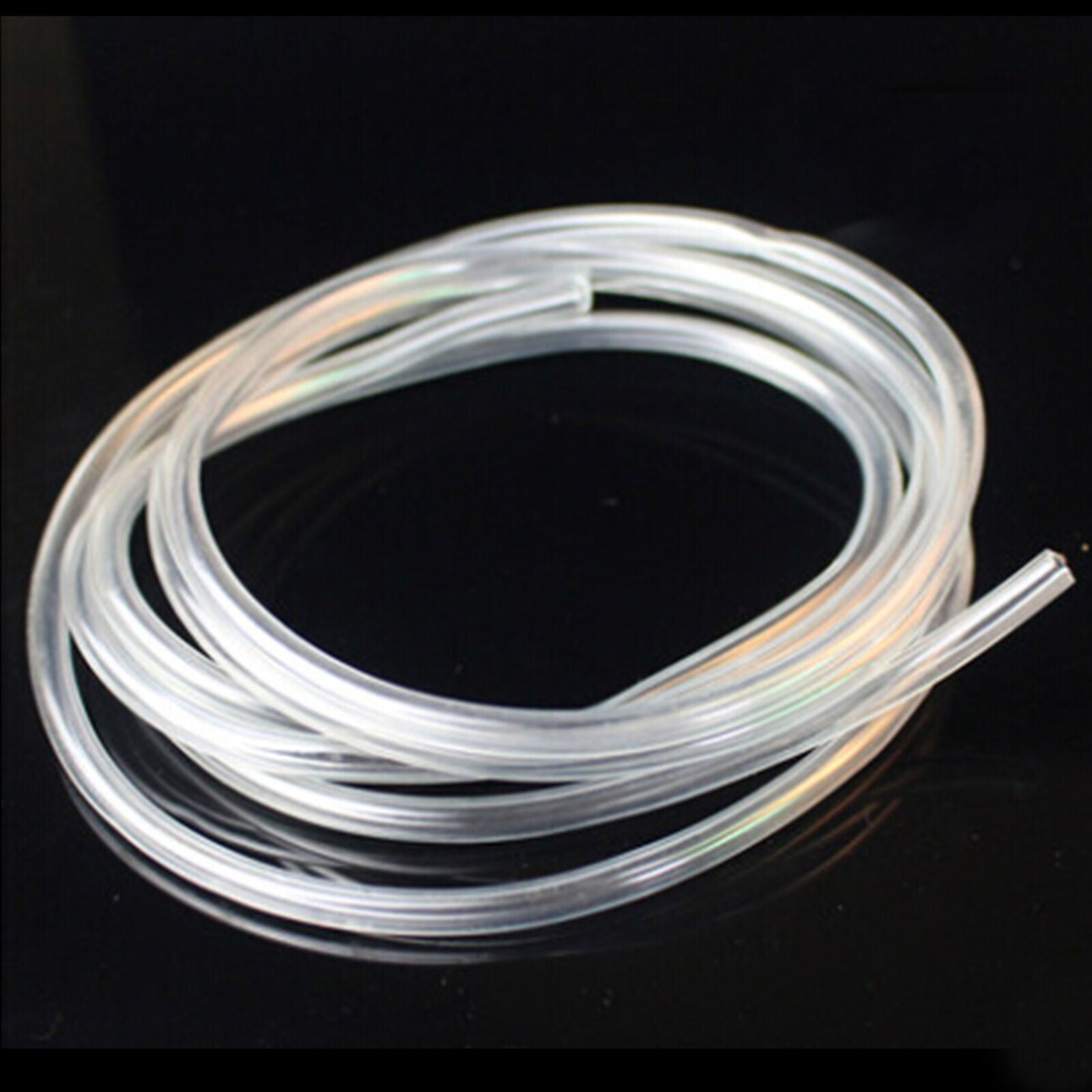 4mm Silicone Oxygen Air Line 2 Meter Tubing for Pump Fish Tank Aquarium PVC Hose