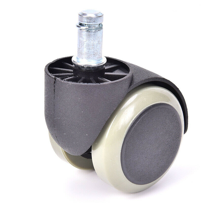 Soft PU Casters Wheels For Office Chair Hardwood Heavy Duty Replacement SeYY1