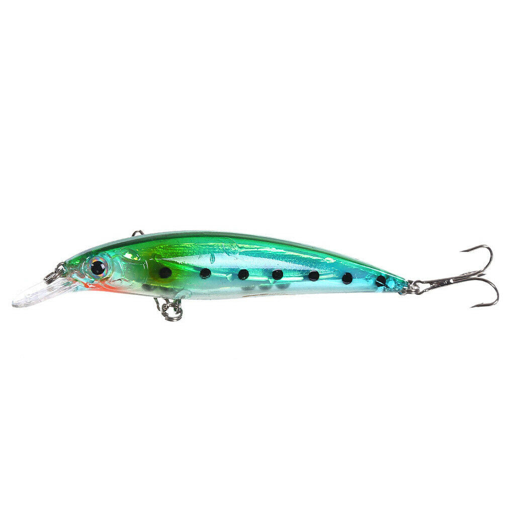 8 Color Minnow ABS Plastic Hard Fishing Lures Baits Crankbaits for Blackfish