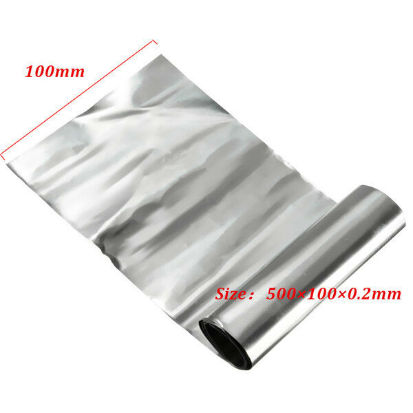 500 x 100 x 0.2mm Pure Zinc Zn Sheet Plate