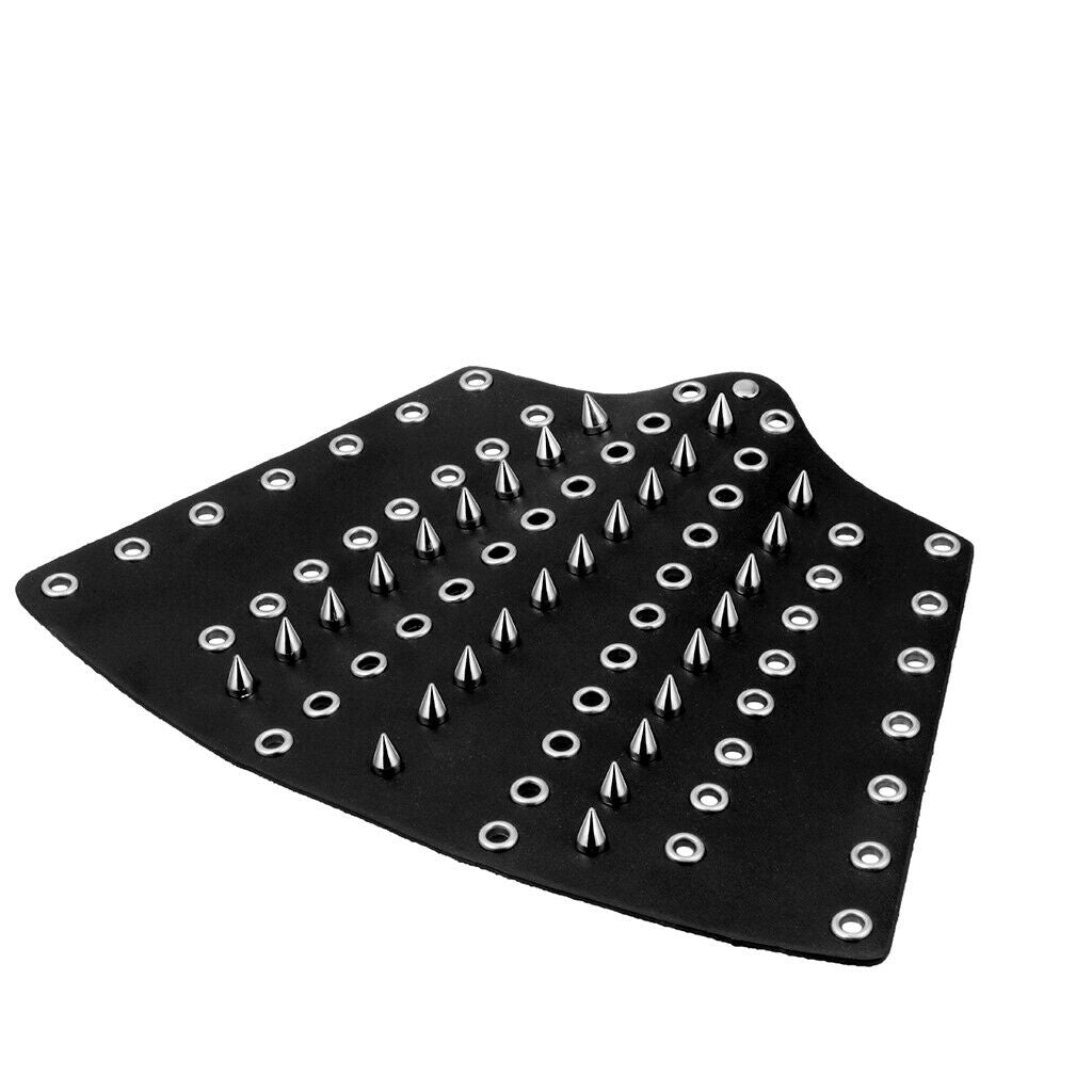 2pcs Punk Wide Leather Rivet Arm Bracers Arm Gauntlets Arm Guard Wristband