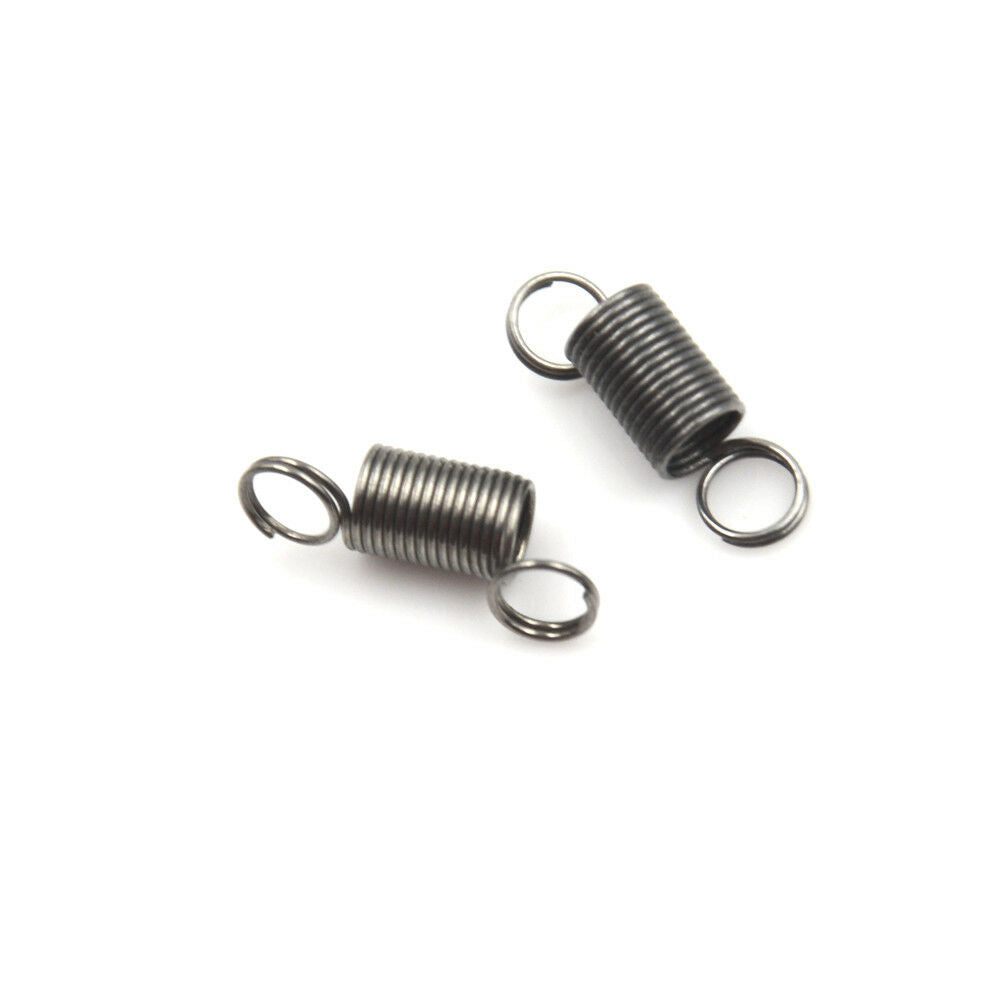 10PCS 15mm Stainless Steel small Tension Spring With Hook For Tensile DIY .l8