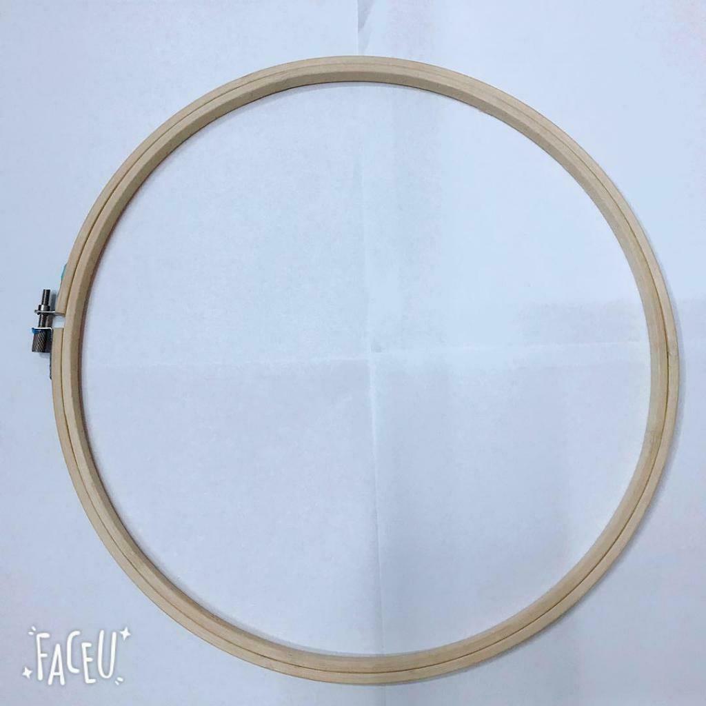 Bamboo Embroidery Frame Hoop Tool Needlework Cross Stitch Craft