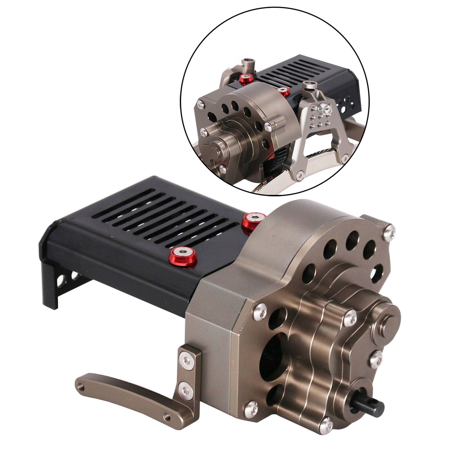 Front Motor Transmission Box for Wrangler 90046 1:10 RC Crawler Replacements