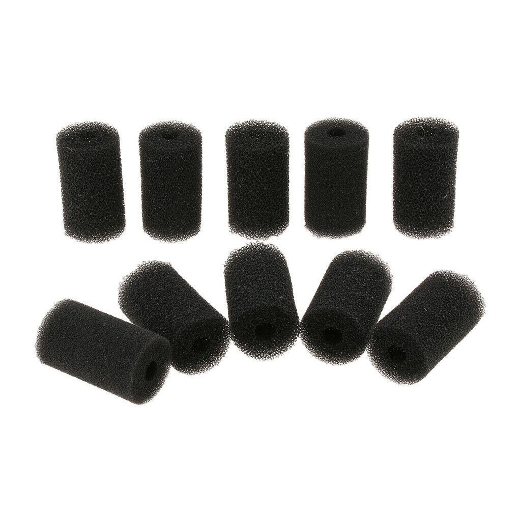 10 Pcs Aquarium Sponge Protector Fish Tank Filter Cotton Sponge Cover  Small