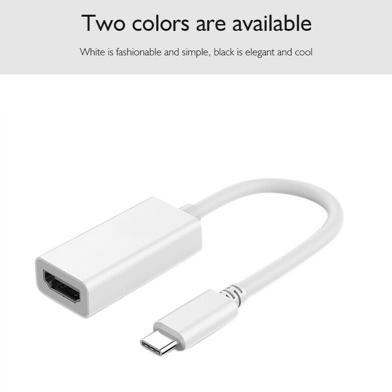 Usb C to mi Adapter, Usb 3.1 Type C to mi 4K Converter Compatible for Mas Os/WL9