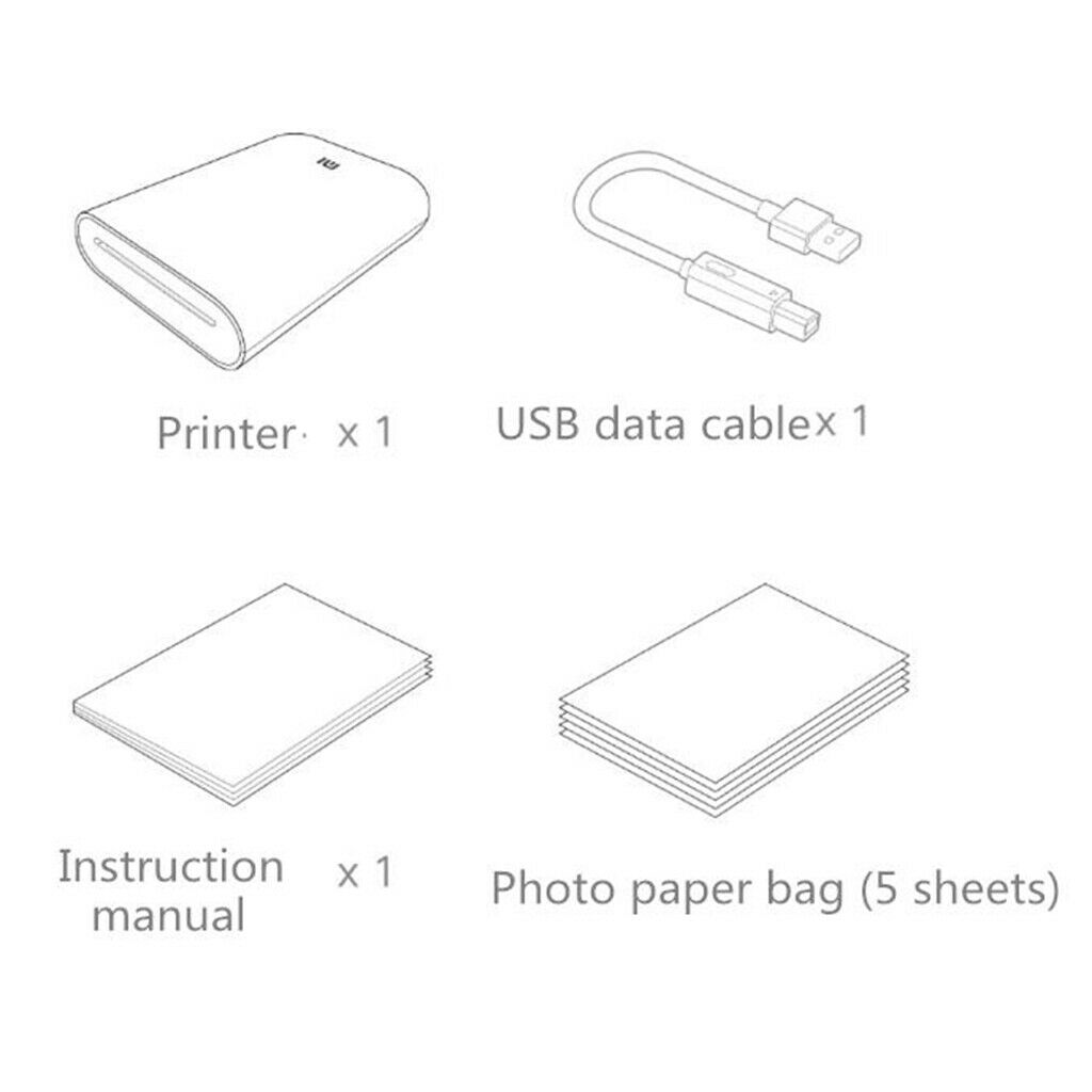 Advanced Photo Printer Paper 2x3, 50 Sheet Soft Gloss for  Mi AR Printer