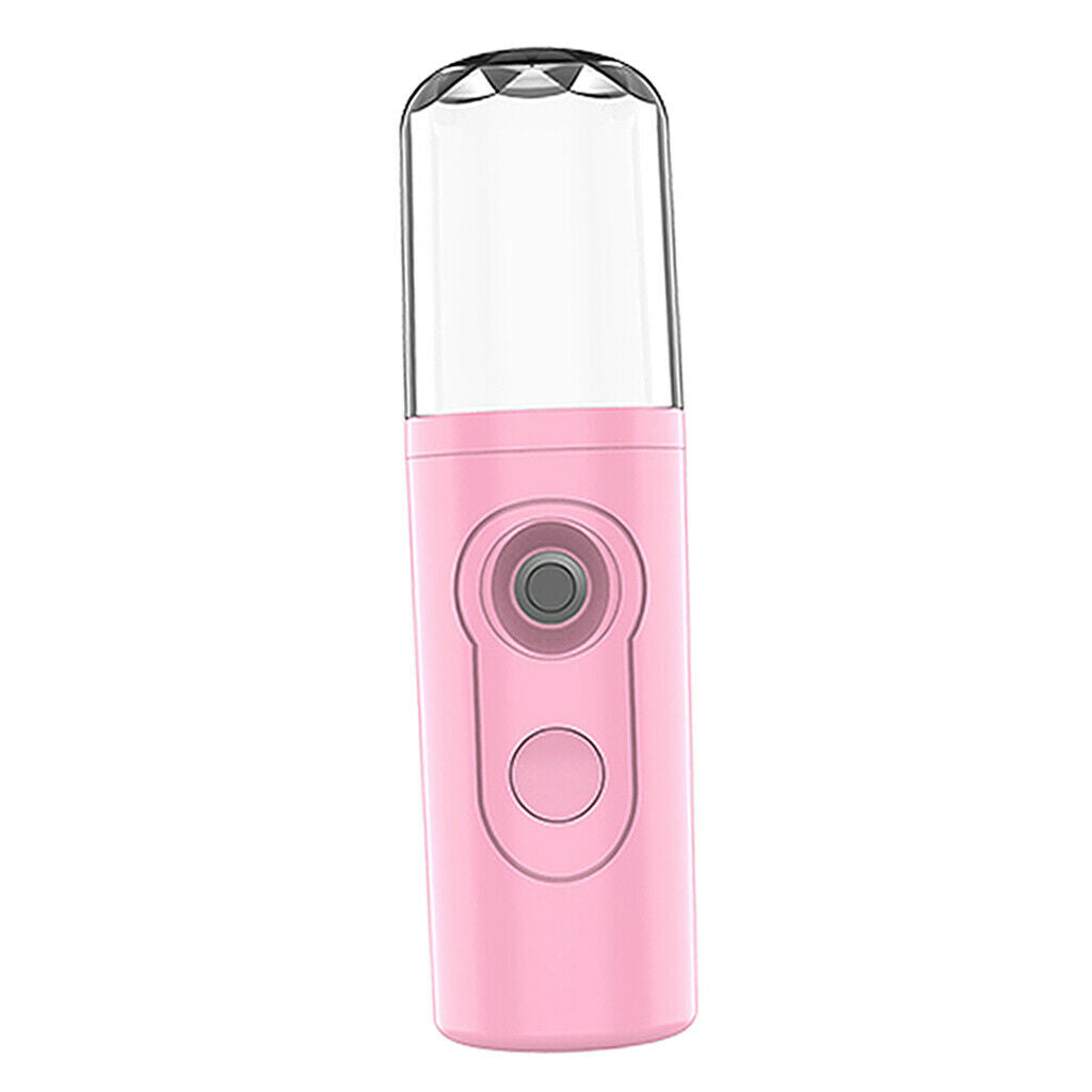 2 Pieces Facial Humidifier 30mL USB Nano Mist Face Sprayer Mister Salon