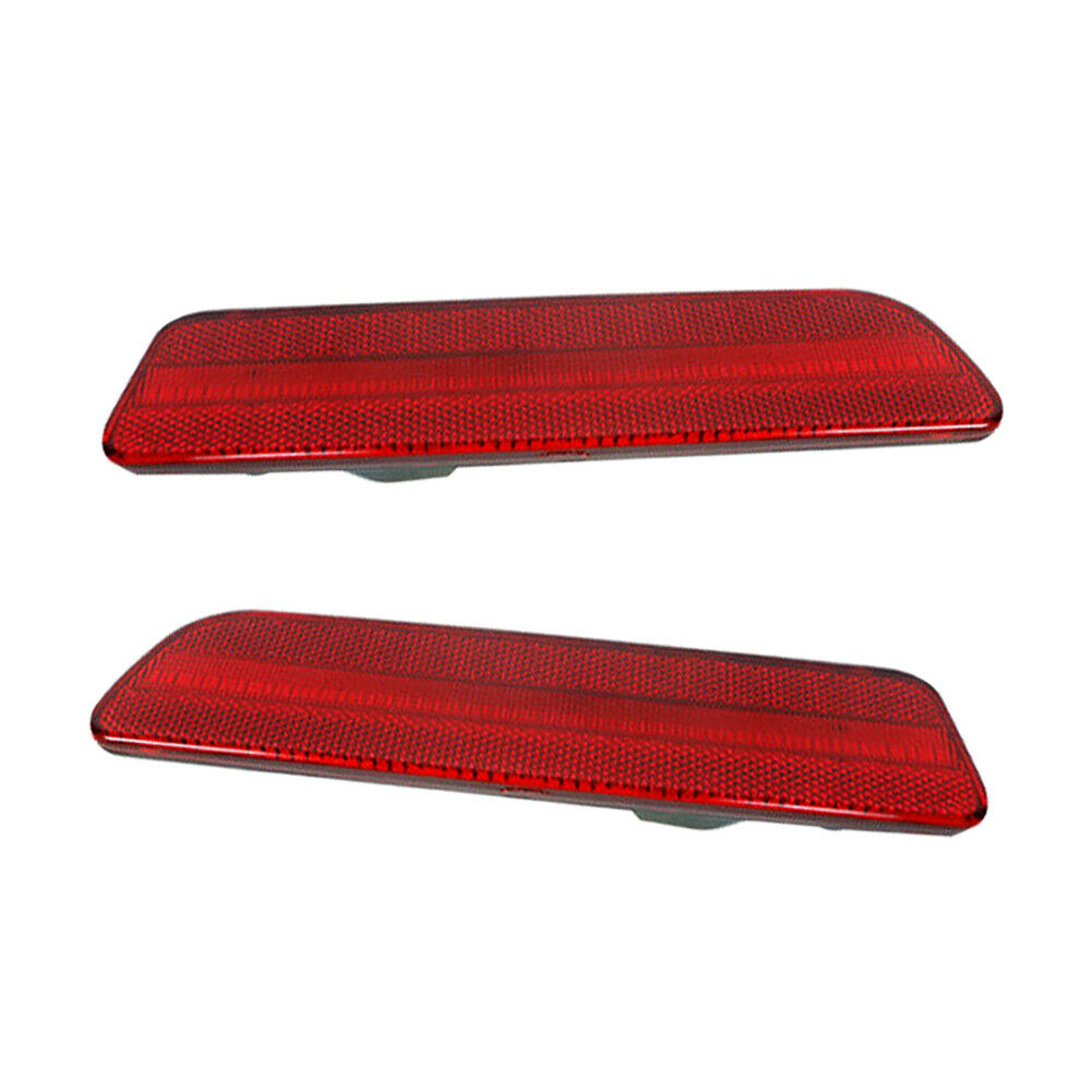 Rear Bumper Light Lamp Side Marker Turn Signal Fit for Ford Mustang Red Lens