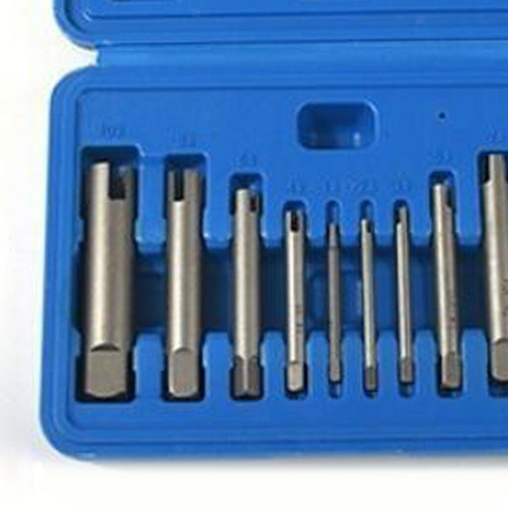 Wire Stripping Tap Extractor High Speed Steel Broken End Tap Remover 10Pcs Set