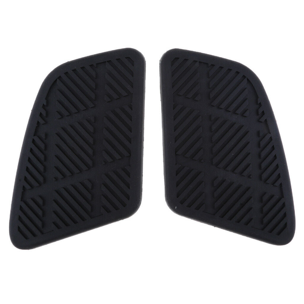 2Pcs Motorcycle Square Fuel Tank Traction Pads Gas Pad Knee Grip Protectors