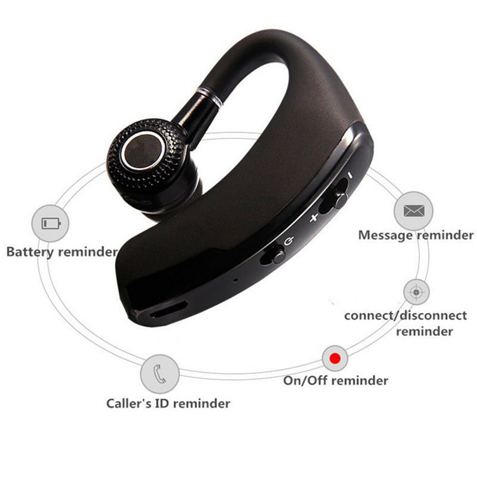V9 Wireless Bluetooth Headset for Mobile Phone Driving Laptop PC Call Center