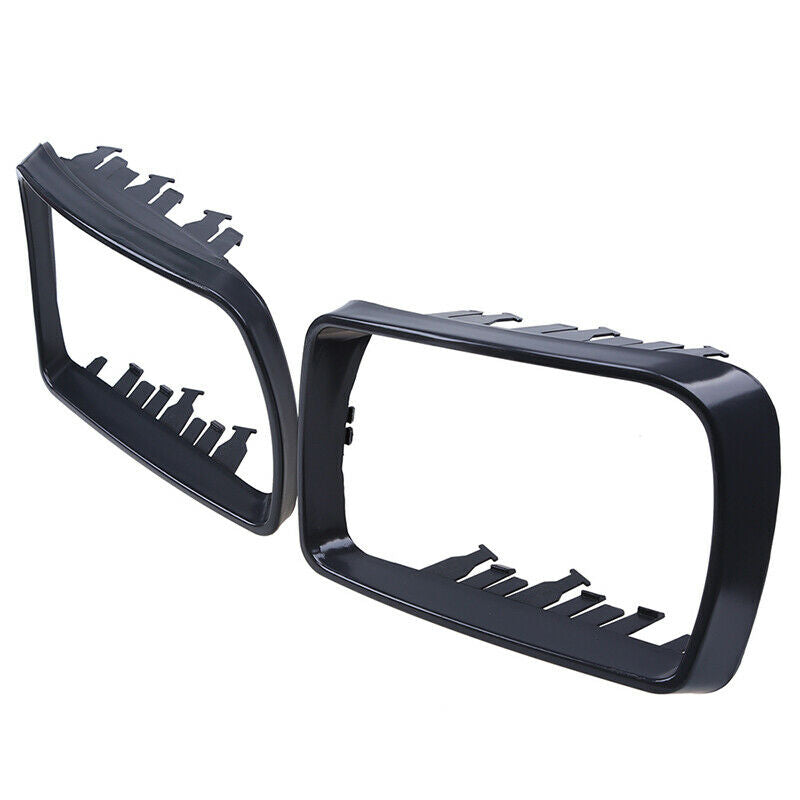 2x Right+Left Side Mirror Cover Cap Trim Ring For BMW E53 X5 1999-2006