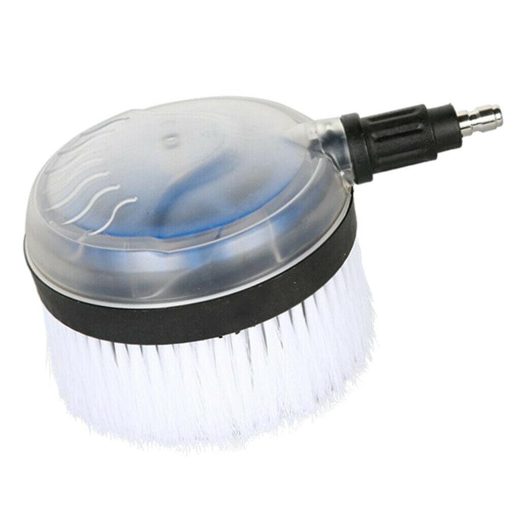 1pc Round Car Rotating Wash Brush Water Flow Body Washing Sprayer Cleaning