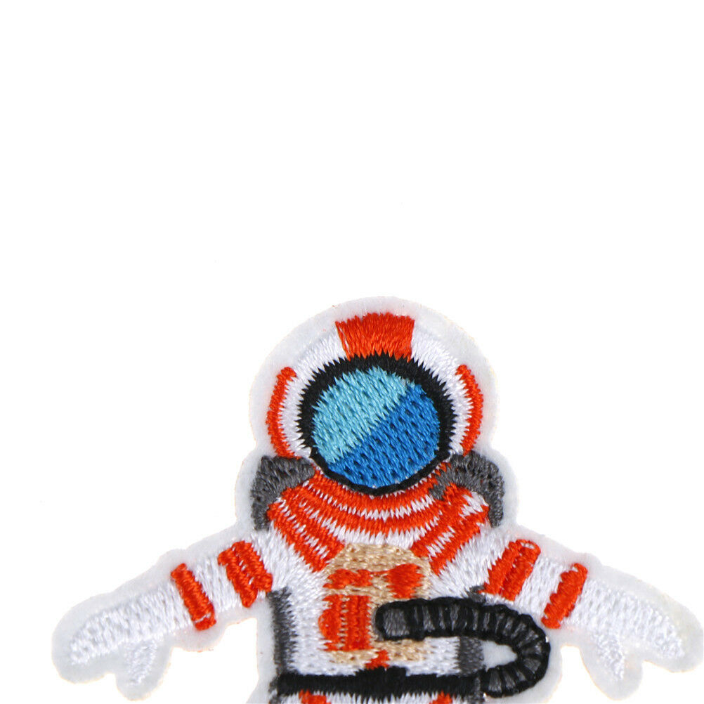 Astronaut Fabric Patch Embroidered iron on Patches For Clothing DI.l8