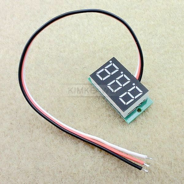 DC 0-100V Red LED Digital Voltmeter Voltage Panel Meter