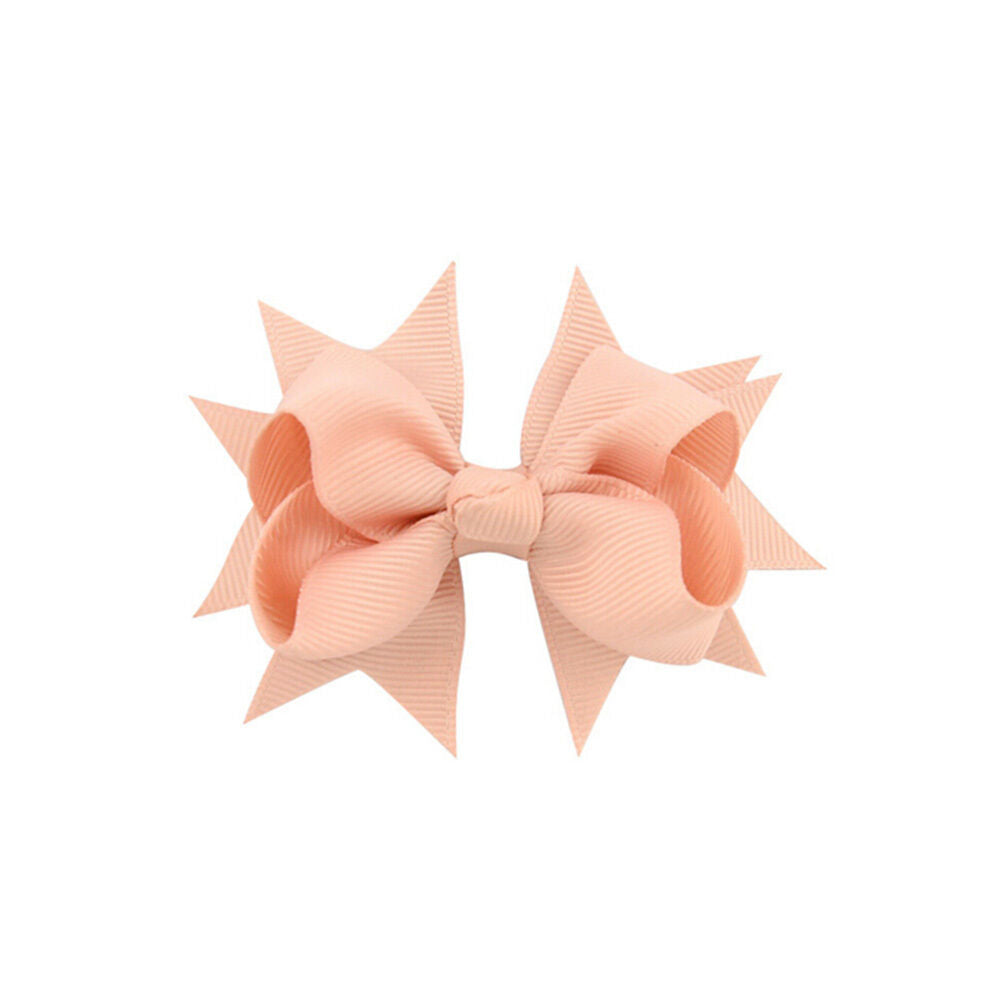 20X Baby&Kids Children Girl Bow Ribbon-Alligator Hair Clip Hairpin Accessorie Rf