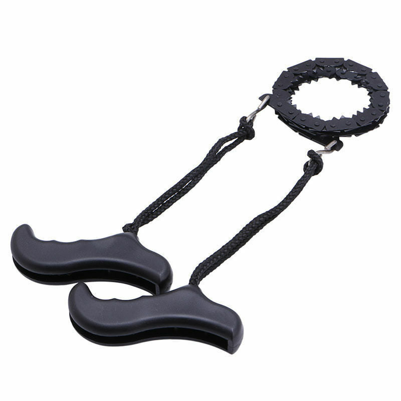 New Camping Hiking Emergency Survival Hand Tool Kit Gear Pocket Chain Saw