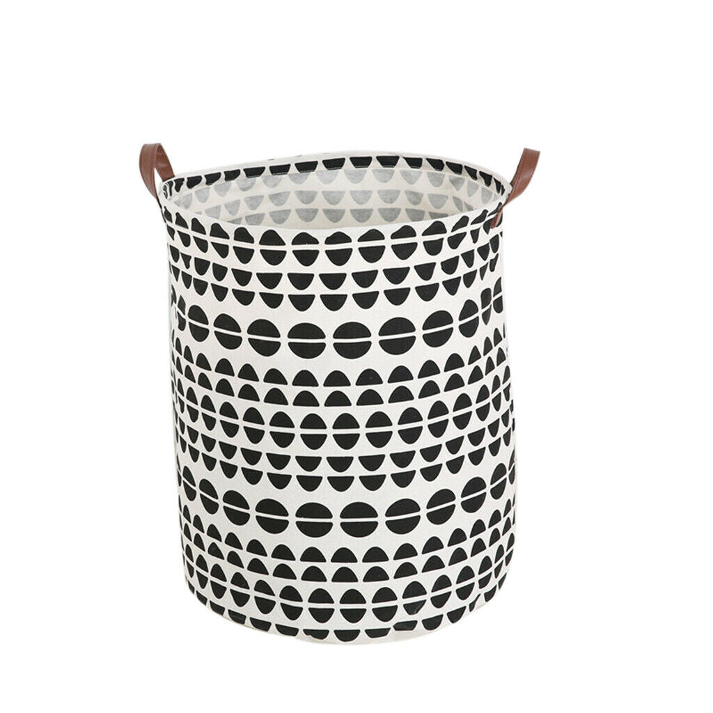 Collapsible Storage Basket Clothes Laundry Hamper Toys Bucket Organizer 01