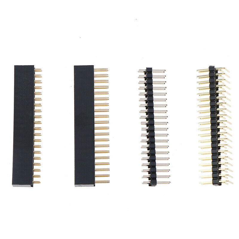 40pin Header Kit Dual Male Right Angle Male Famale for Raspberry Pi 4 B/3.l8