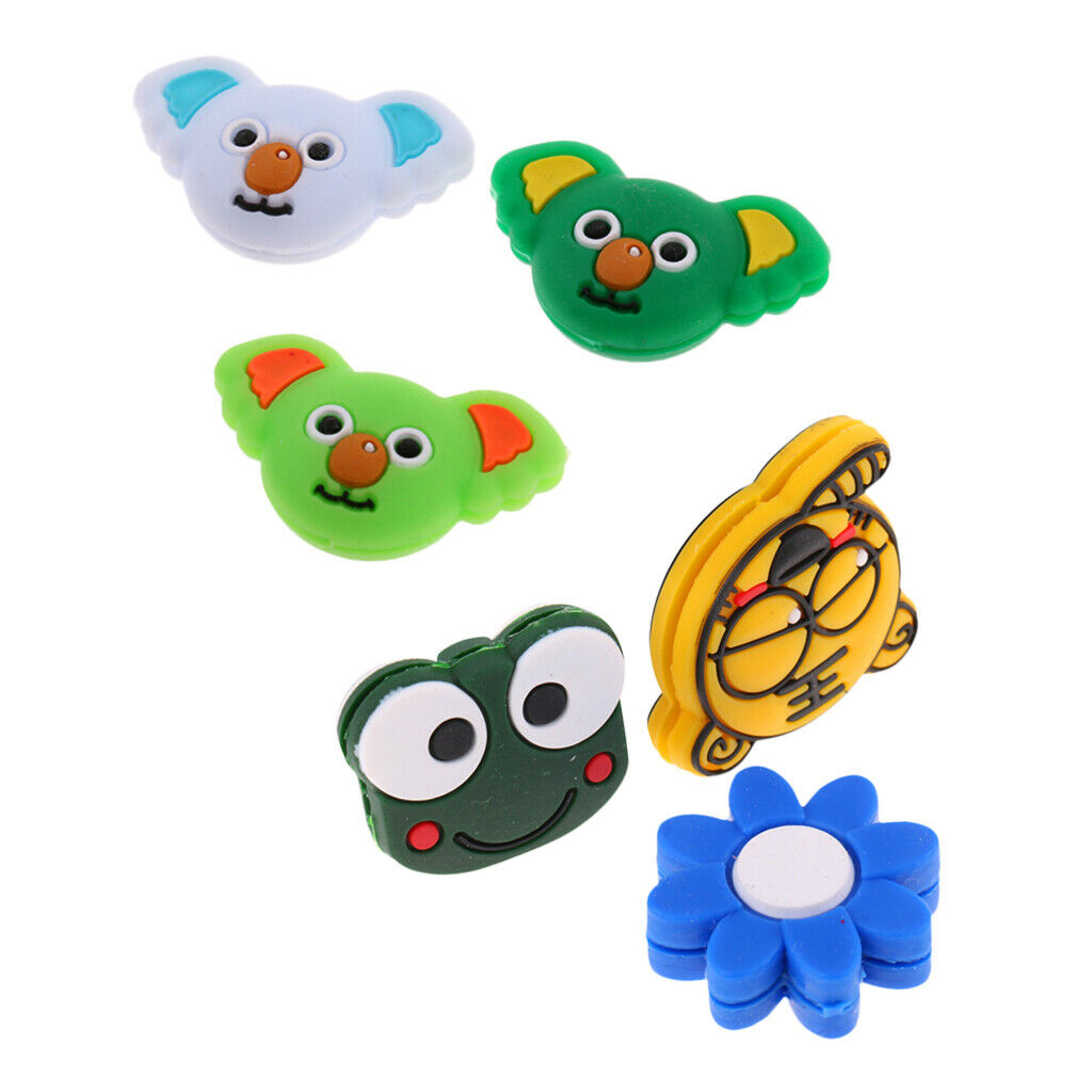 6Pcs/lot Shock Vibration Dampener Absorber For Sports Tennis Racquet Racket