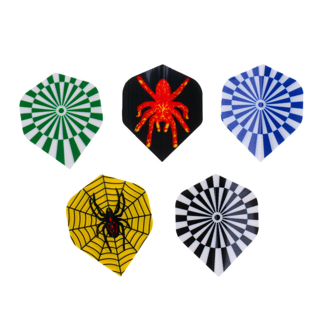 3 Sets/60 Pieces Professional  Flights Standard Shape, Mixed Color