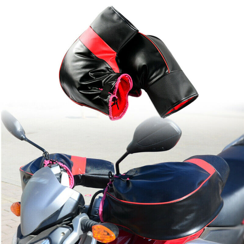 Motorcycle Winter Windproof Warm Leather Handle Glove PreventWire Fitfor Aprilia