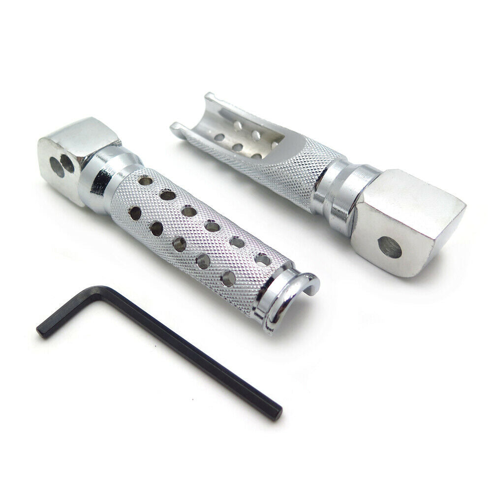 Chromed Front Foot Pegs For Yamaha FZR 600 Seca II XJ 600S YZF 600R 750R 1000R
