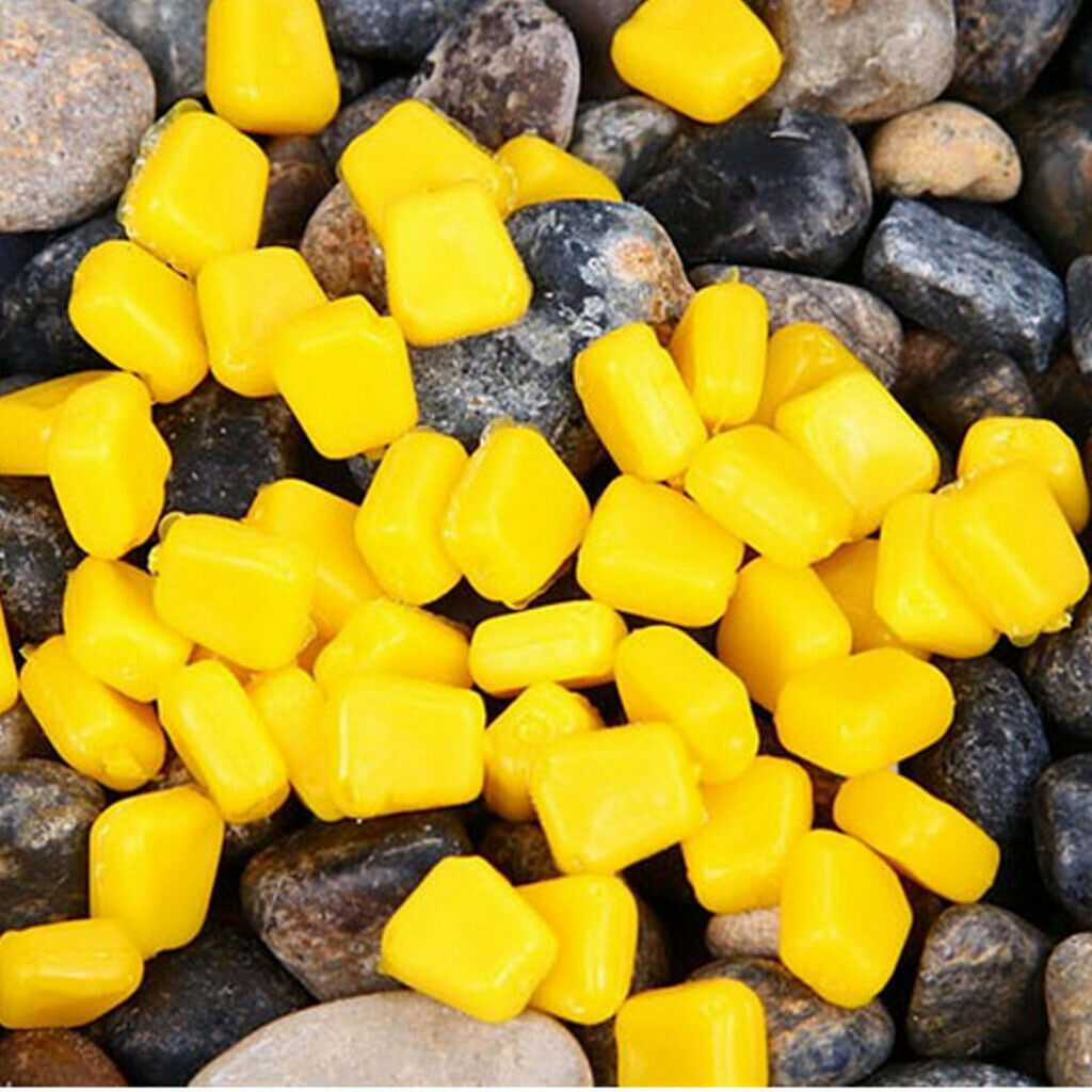 100pcs Floating Baits Soft Shaped Corn Thick Yellow  Up Lures Carp Fishing Sport