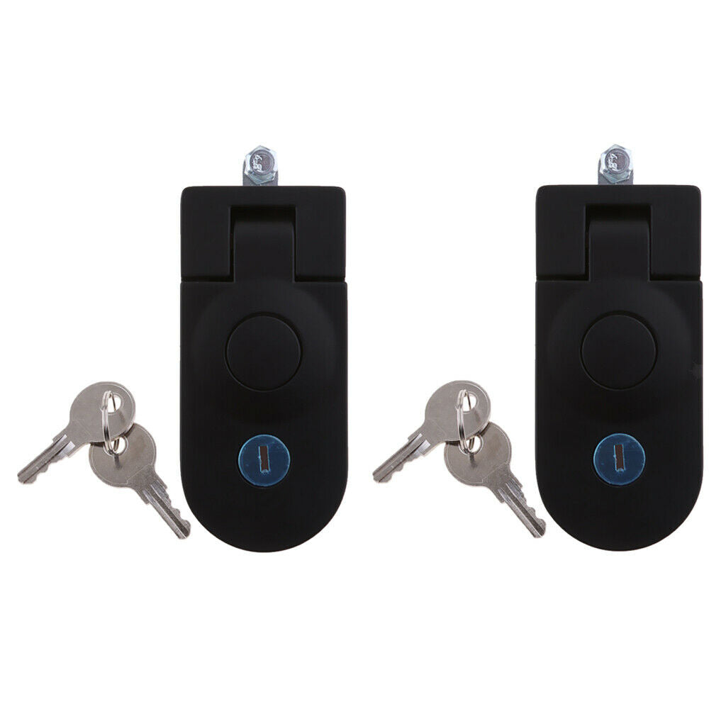 2x Compression Latch / Lever Lock for Horsebox,Trailers,Locker Doors, Tack Boxes
