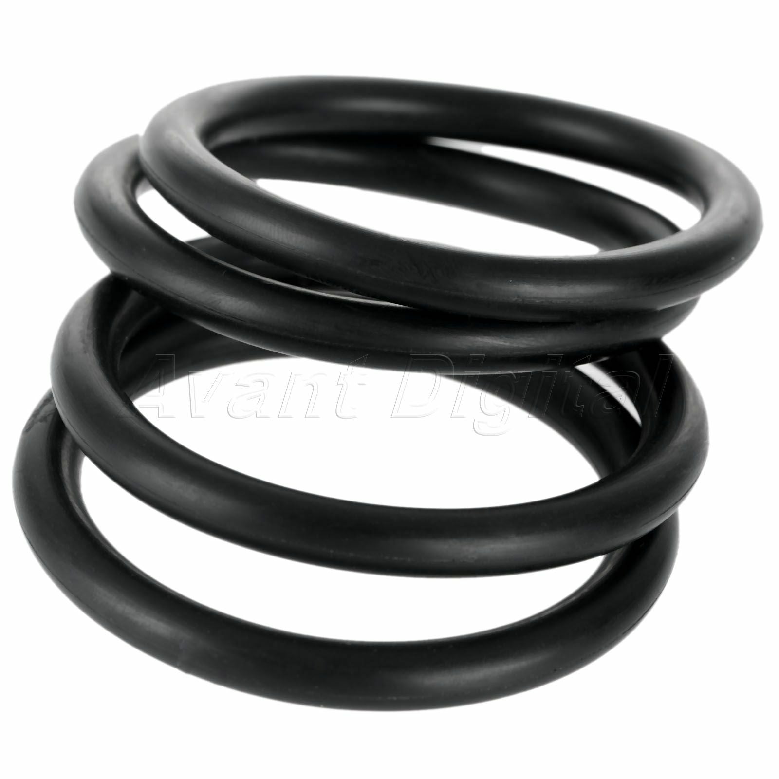Black Billet Bumper Trunk Quick Release Fastener Kit Replacement Rubber O-Ring