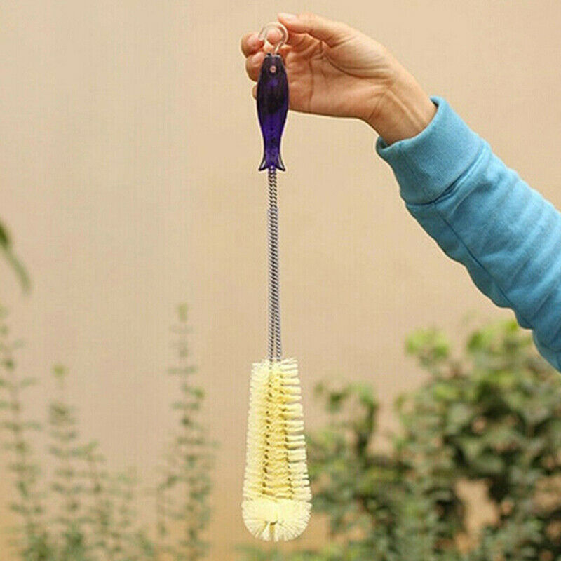 40CM Long Handle Flexible Bottle Cleaning Brush Kitchen Teapot Cleaner To.l8