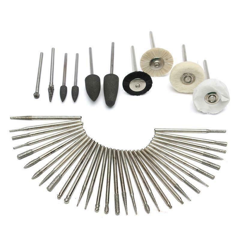 41Pcs 2.35 Mm Dental Laboratory Silicone Rubber Rotary Polishing Drill Bits