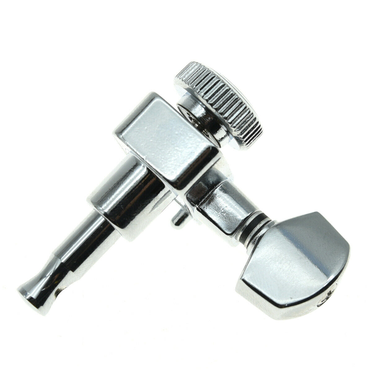 Chrome 6 Inline 2 Pin Locking Tuning Keys Pegs Tuners Fits USA Fender Strat Tele