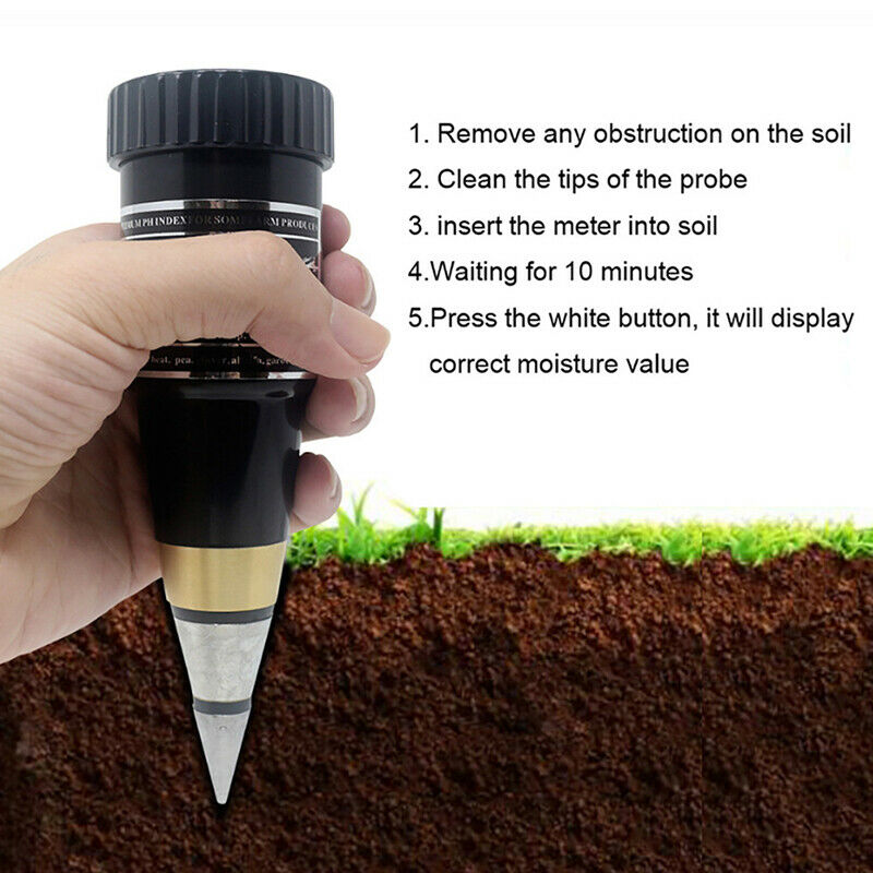 Soil Moisture Meter humidity Tester With Ph Meter Digital Soil PH Meter