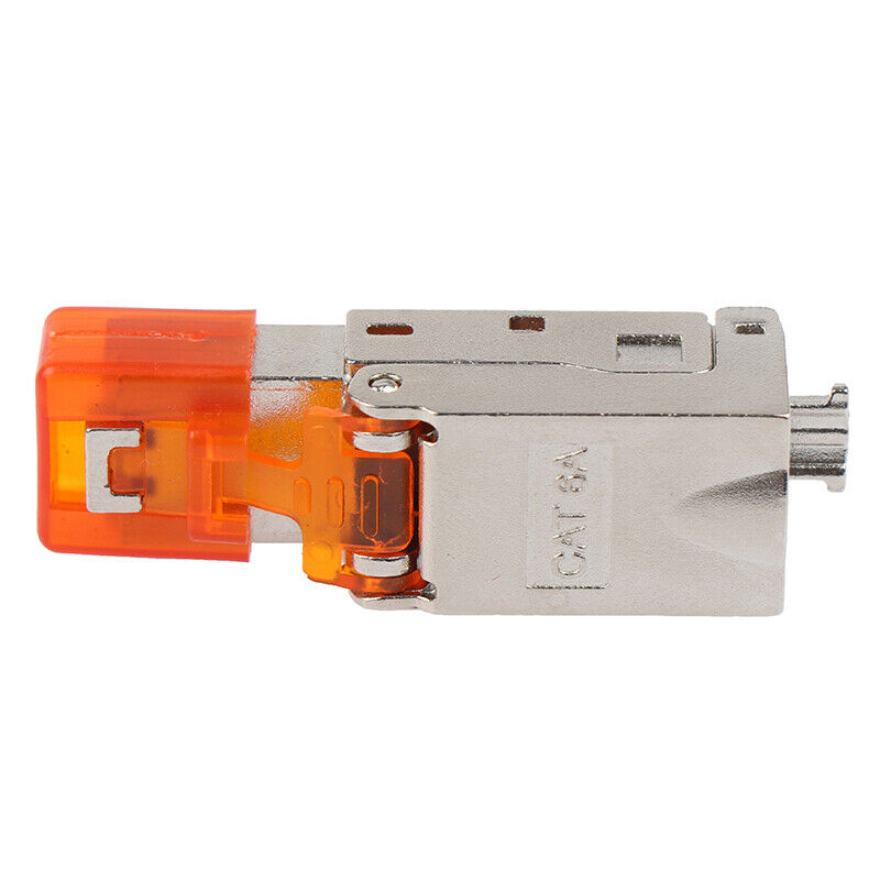 Cat6A Rj45 Connector Ethernet Adapter Tool-Free Crimping Shielded Crystal H Tt