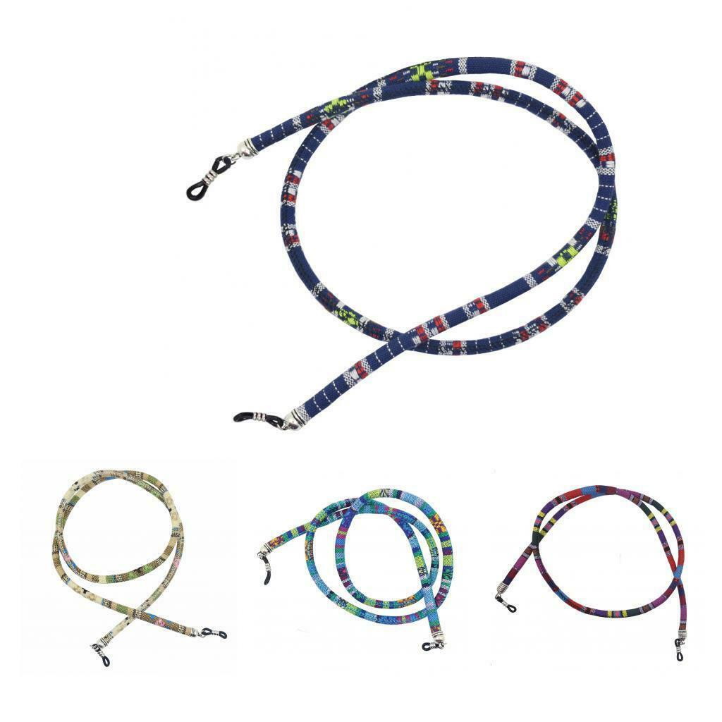 4pcs Colorful Bohemian Reading Glasses Neck Cord Eyeglasses String Holder