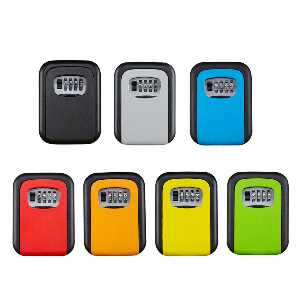 4-Digit Key Lock Box Wall-Mounted School, Office Realtors Security Boxes