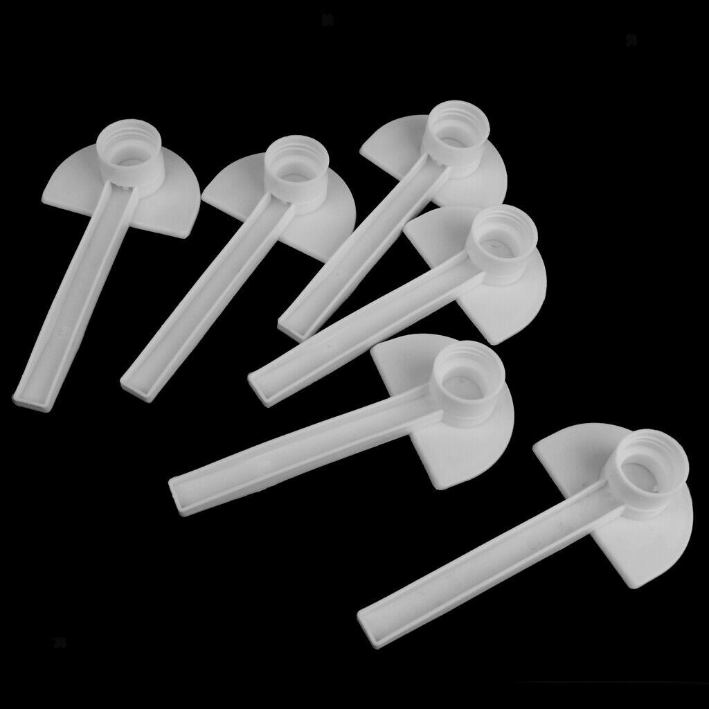 6x Plastic Beekeeping Honey Entrance Feeder + 5 Queen Cage Clip Bee Catcher Tool