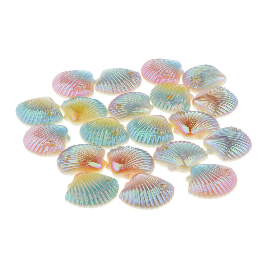 20pcs Flatback Rainbow Decoration For Card