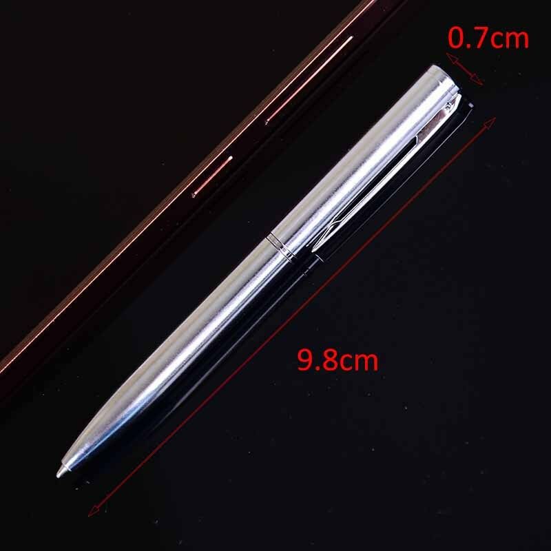 1pcs/lot mini metal ballpoint pen rotating pocket-size pen ball point pe.l8