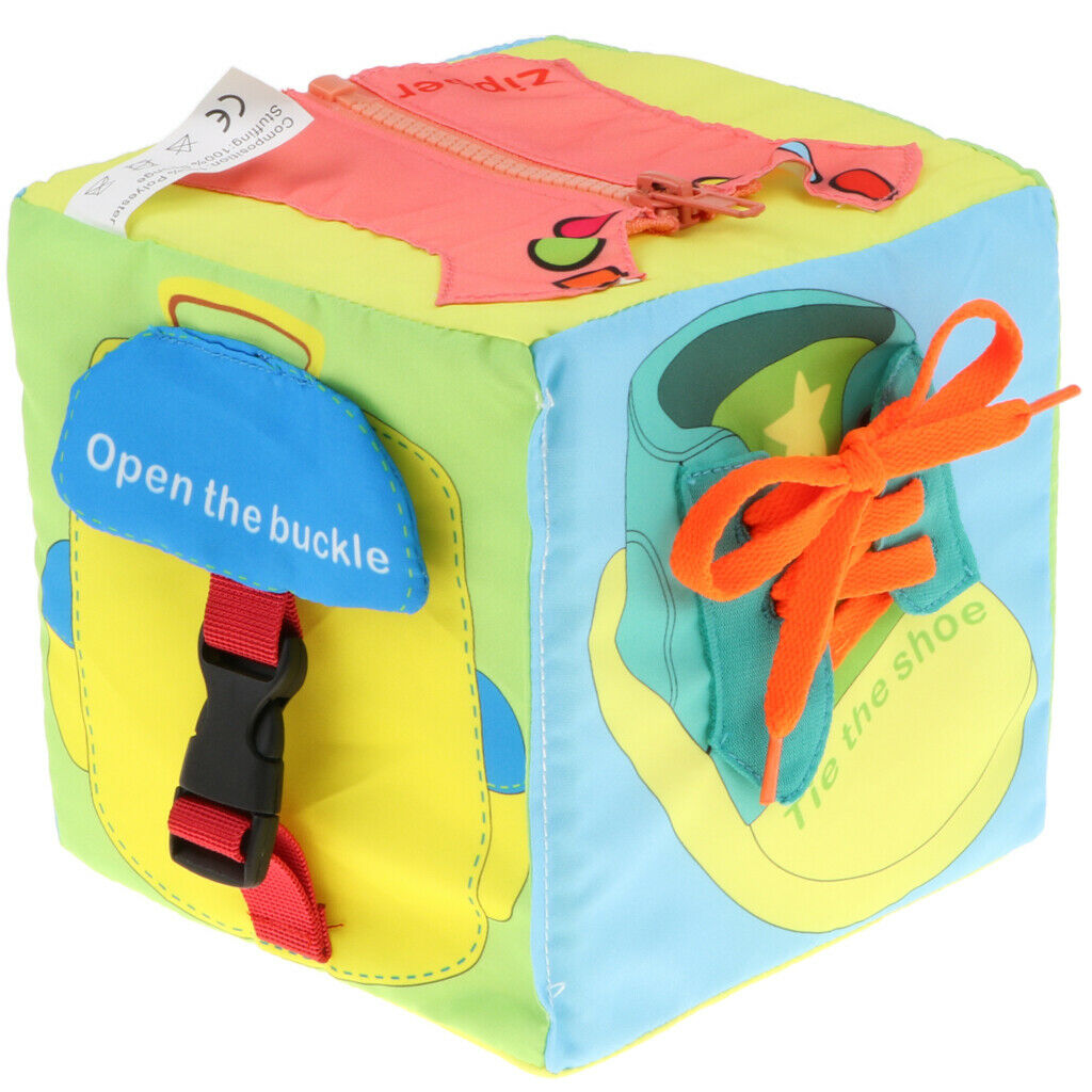 Montessori Learn to Dress   Quiet Lace Button Zip Toys Basic Life Skill